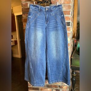 PTCL Western Inspired Wide Leg Jeans